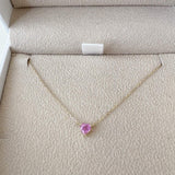 Pink Heart Necklace