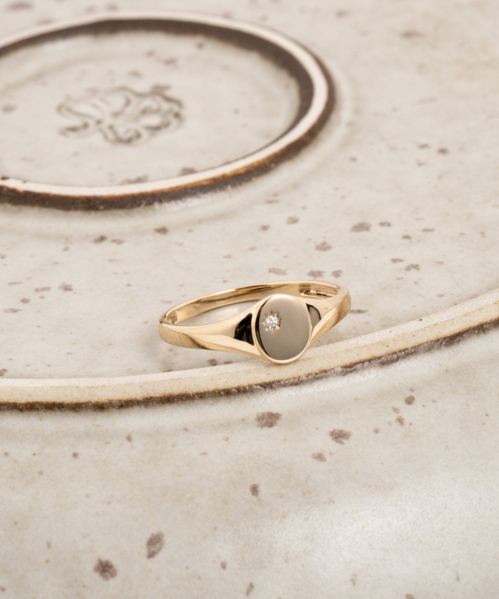 Picture of Luna Rae Solid 9k Gold Rhia Ring