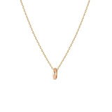 Rose Gold Love Ring Pendant