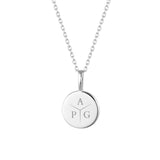 Silver Family Imprint Necklace