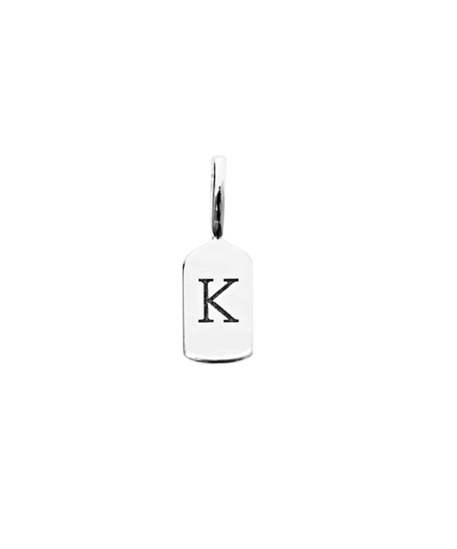 Silver Letter K