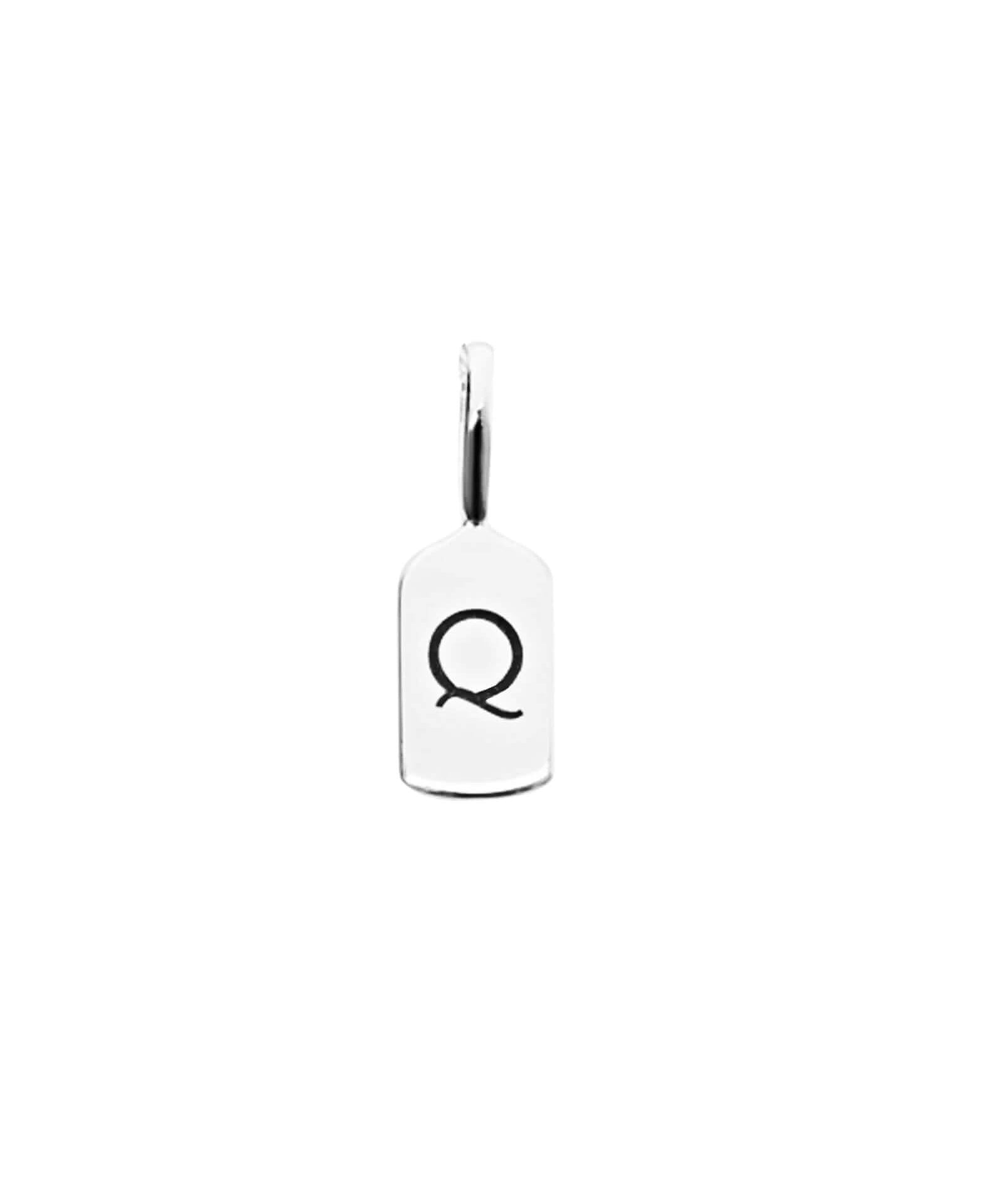 Silver Letter Q