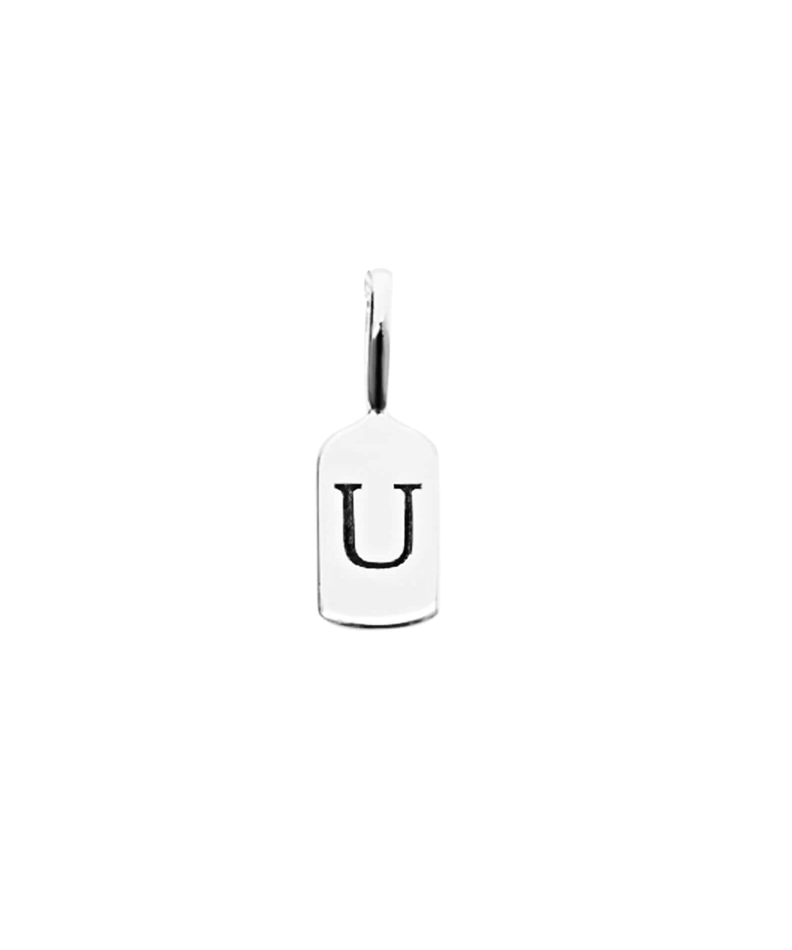 Silver Letter U