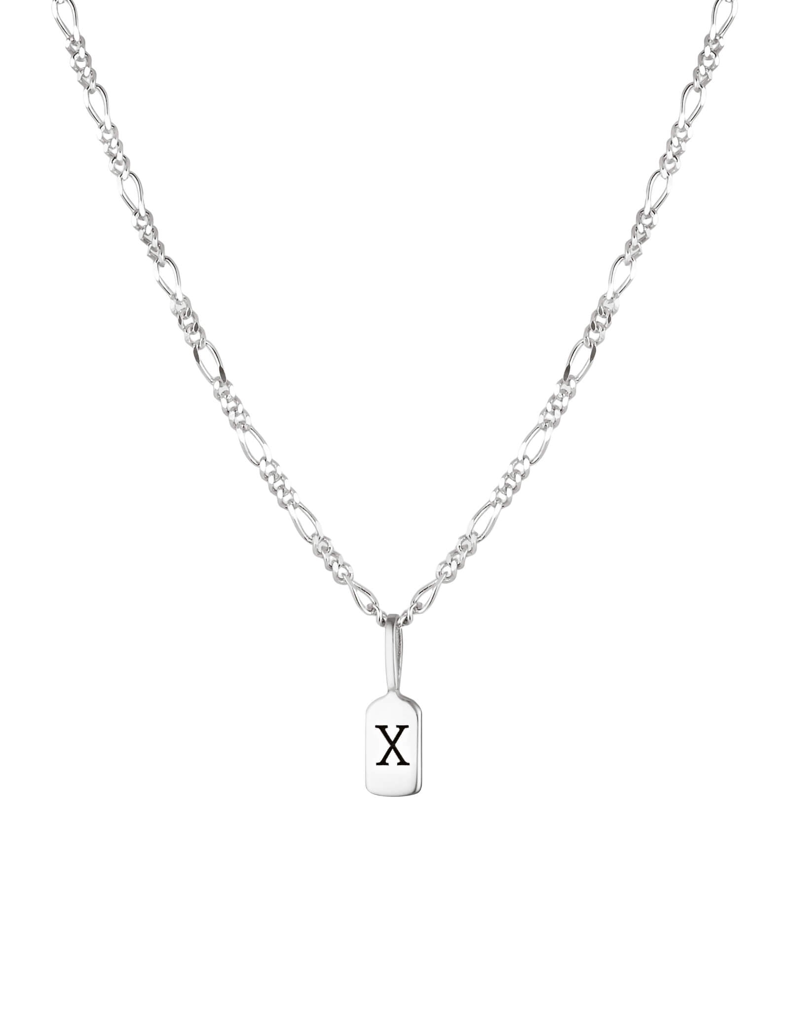 Silver Letter X