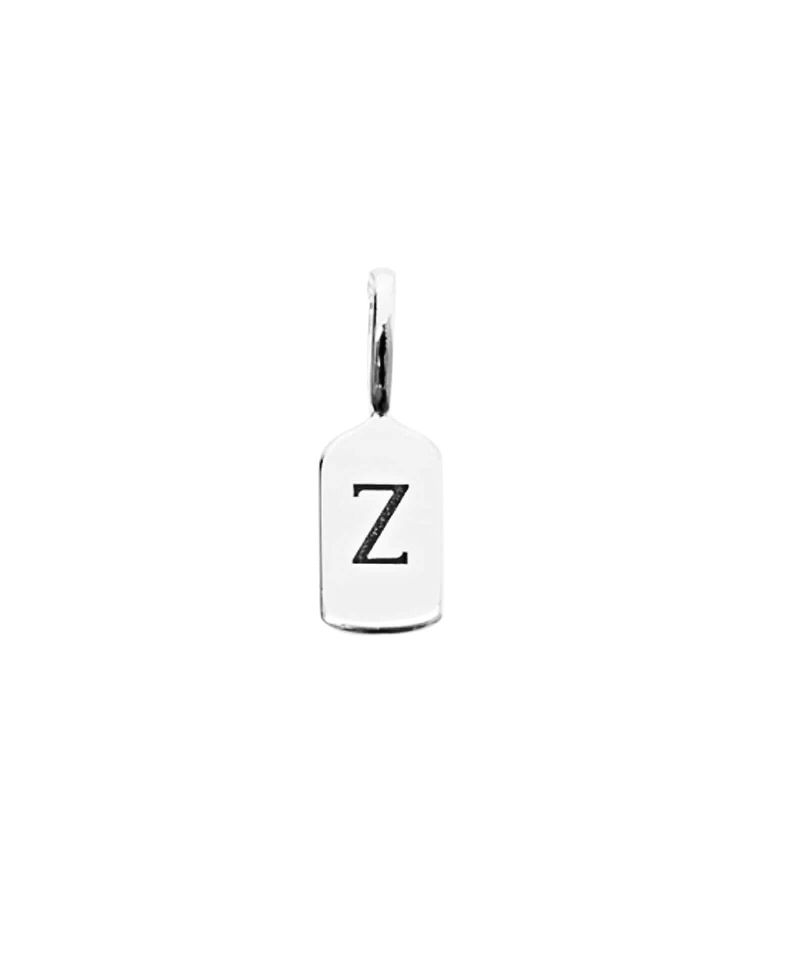 Silver Letter Z