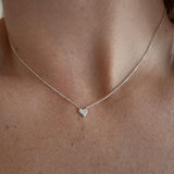 Silver Little Heart Necklace