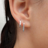 Sterling Silver Muse Hoops