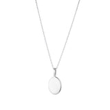 Silver Oval Pendant