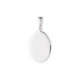 Silver Oval Pendant