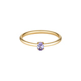 Yellow Gold Birthstone Ring