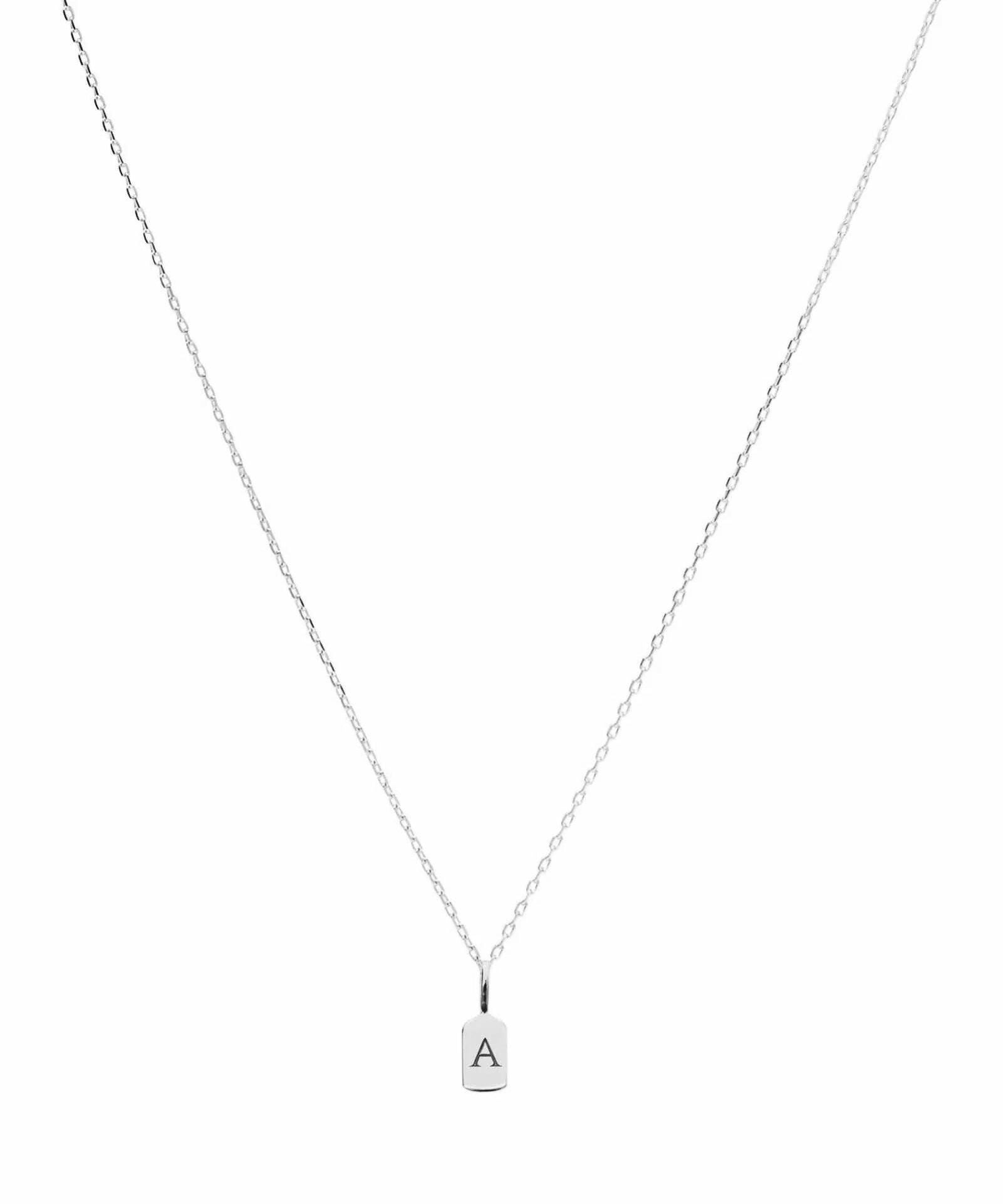 Picture of Luna Rae White Gold Letter A