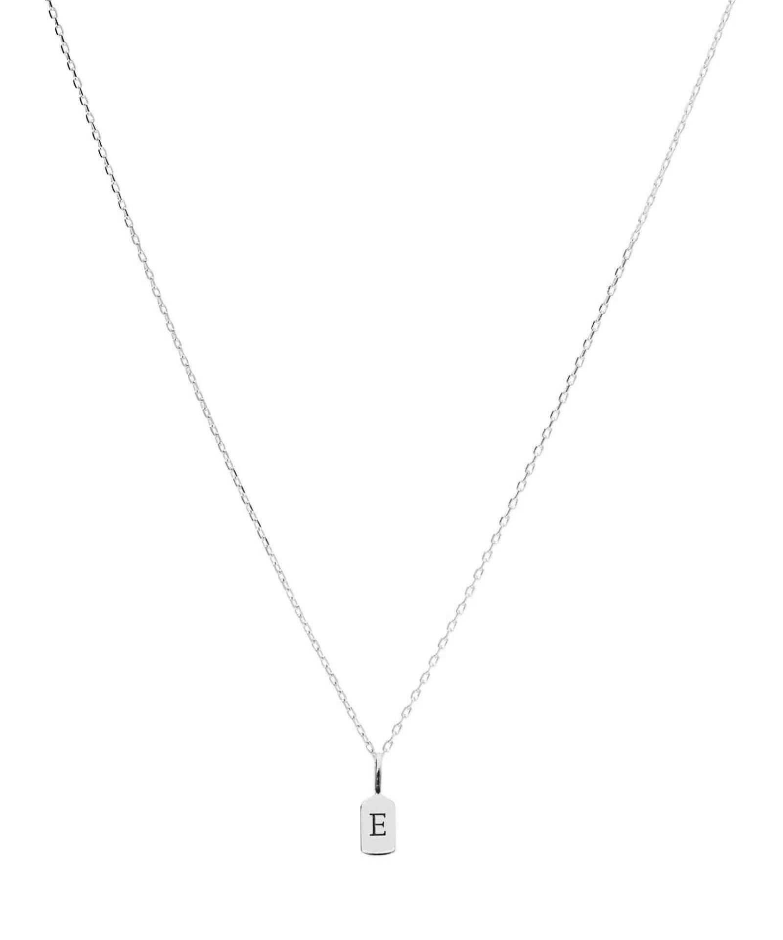 Picture of Luna Rae White Gold Letter E