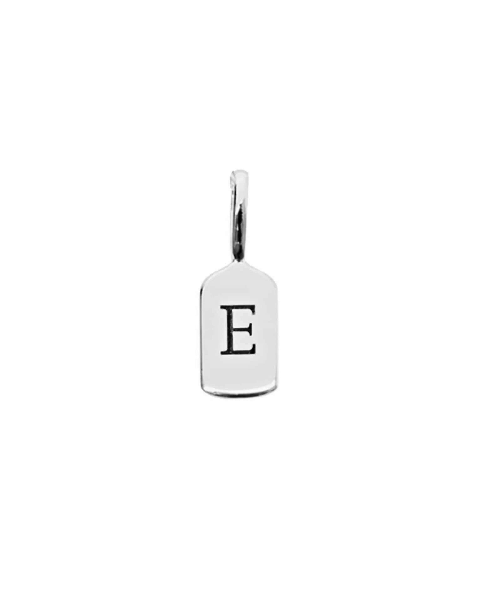 Picture of Luna Rae White Gold Letter E