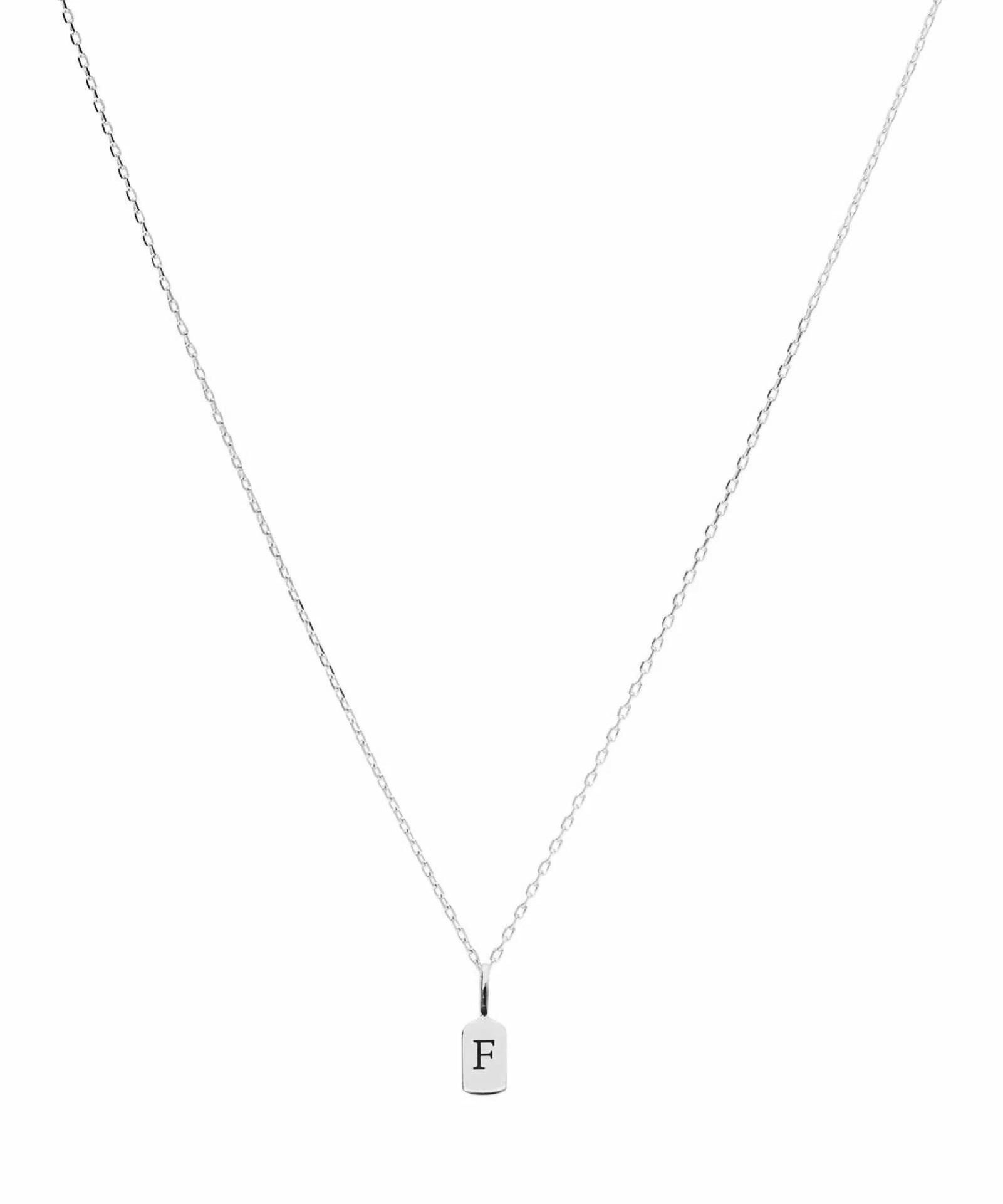 Picture of Luna Rae White Gold Letter F