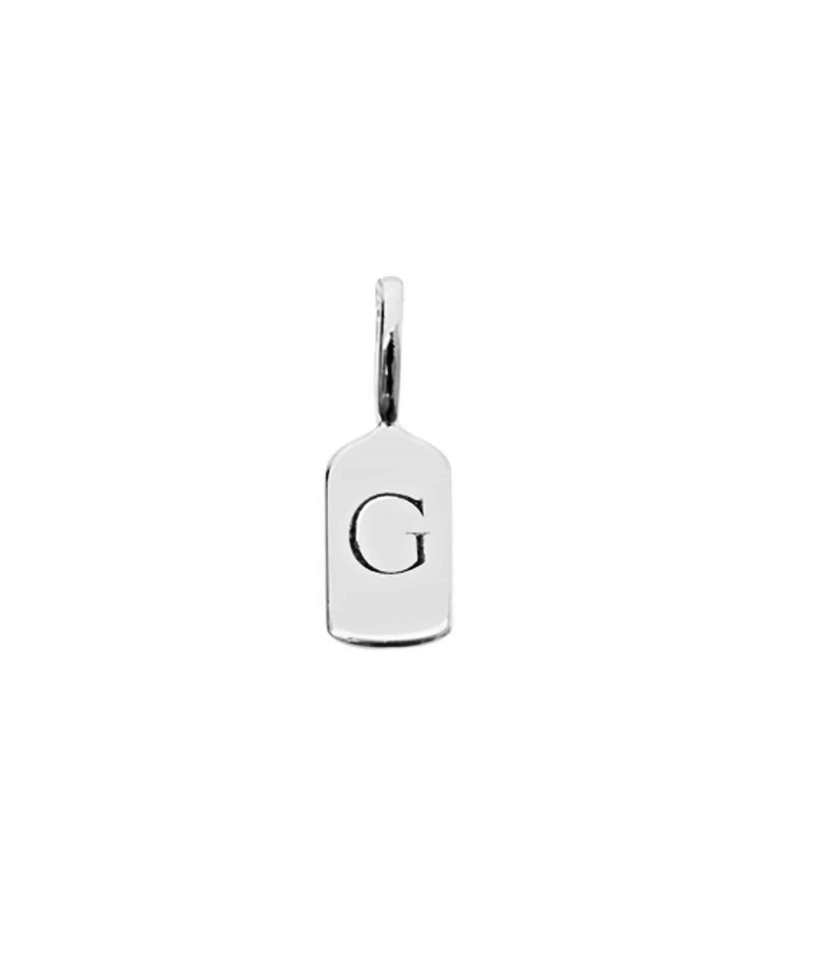 Picture of Luna Rae White Gold Letter G