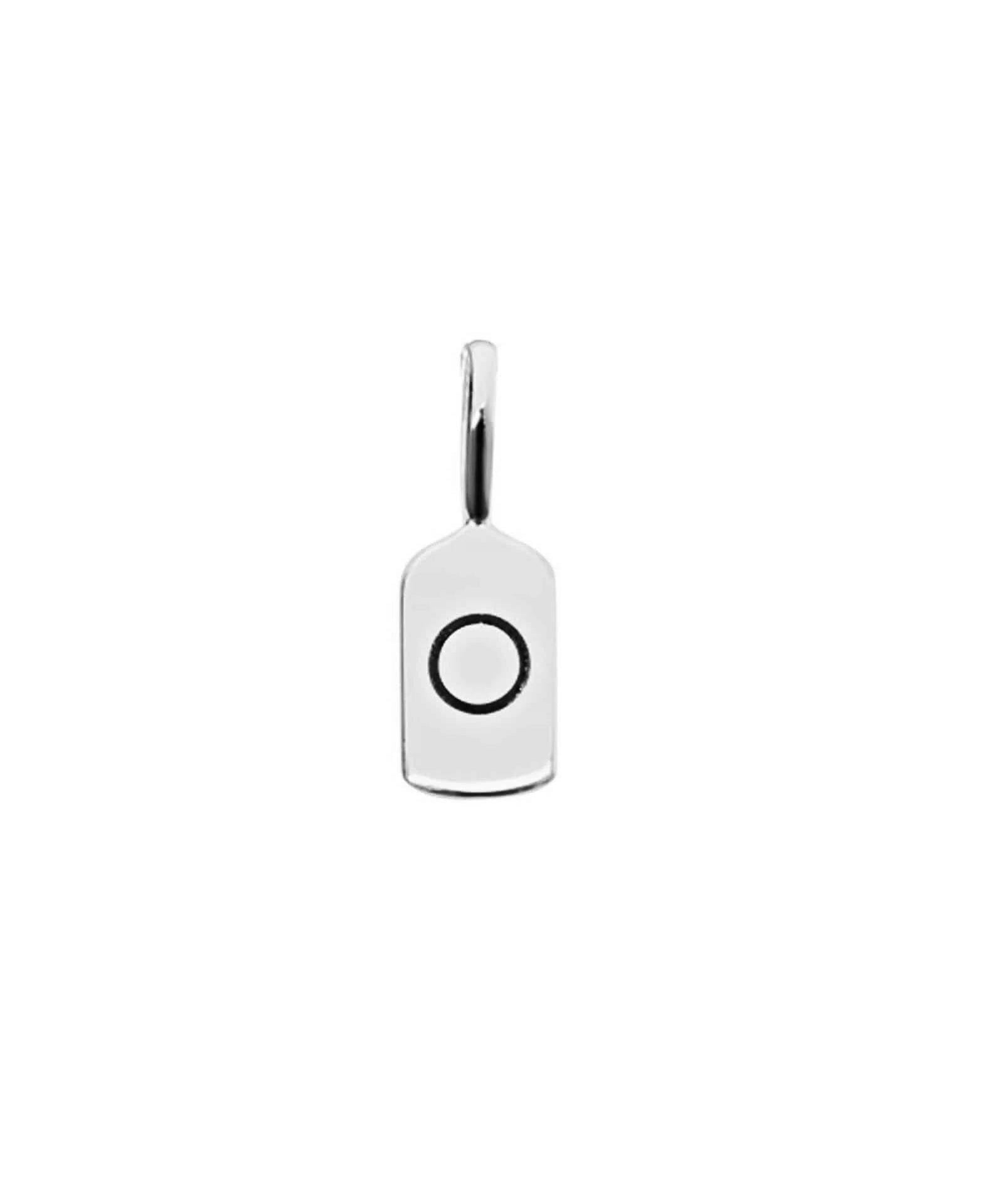 Picture of Luna Rae White Gold Letter O