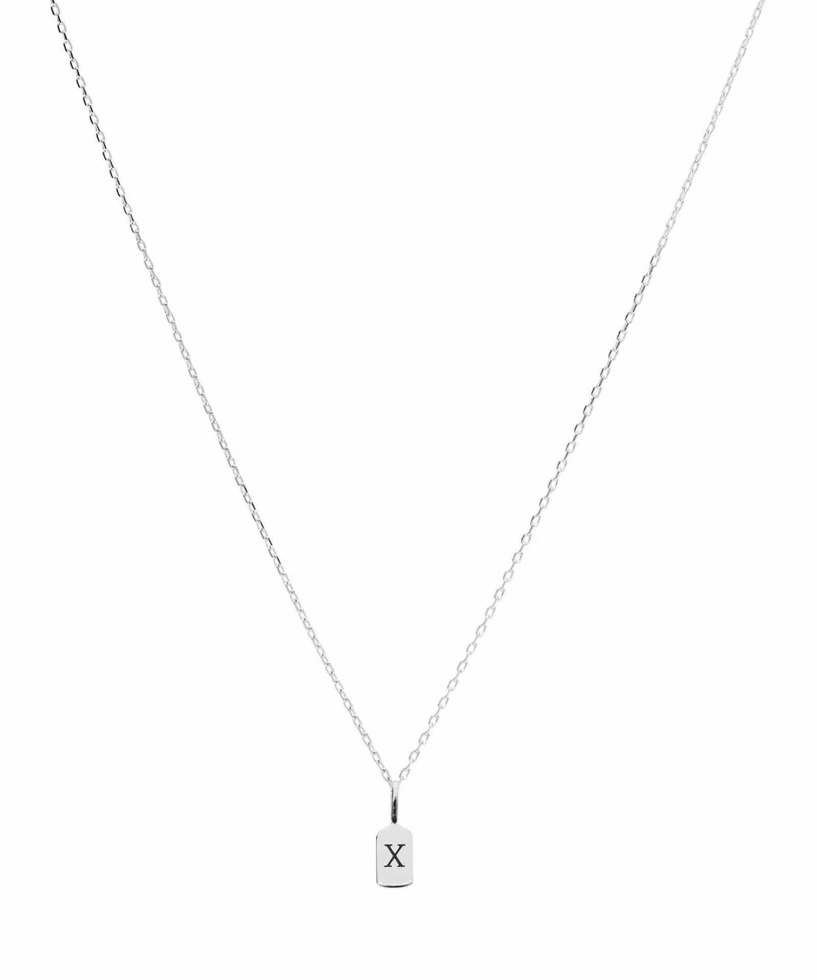 Picture of Luna Rae White Gold Letter X