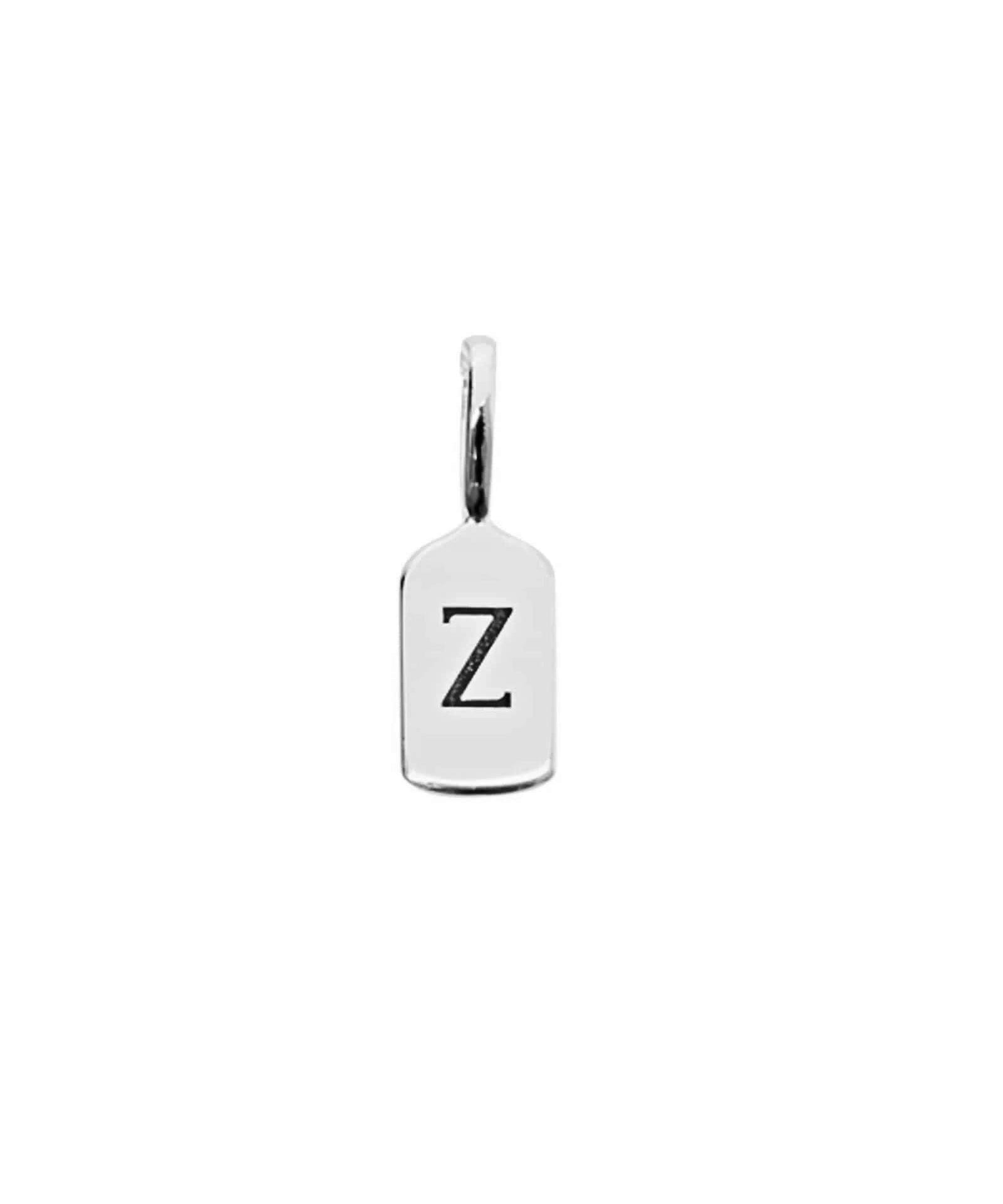 Picture of Luna Rae White Gold Letter Z
