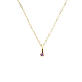 Dainty Amethyst Necklace