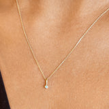 Dainty Aquamarine Necklace