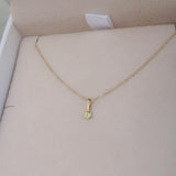Dainty Peridot Necklace