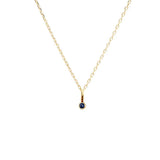 Dainty Sapphire Necklace