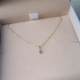 Dainty Tanzanite Necklace