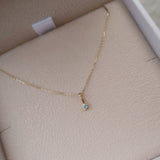 Dainty Topaz Necklace