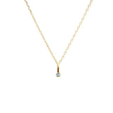 Dainty Topaz Necklace