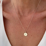 Solid Gold Family Imprint Pendant
