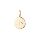 Solid Gold Family Imprint Pendant