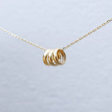 Yellow Gold Love Ring Pendant