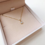 Yellow Gold Moonlight Necklace